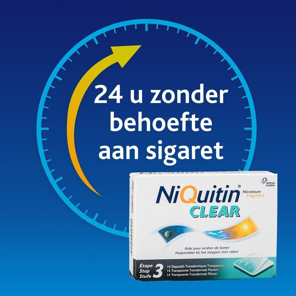 NiQuitin® Clear 7 mg/24 h