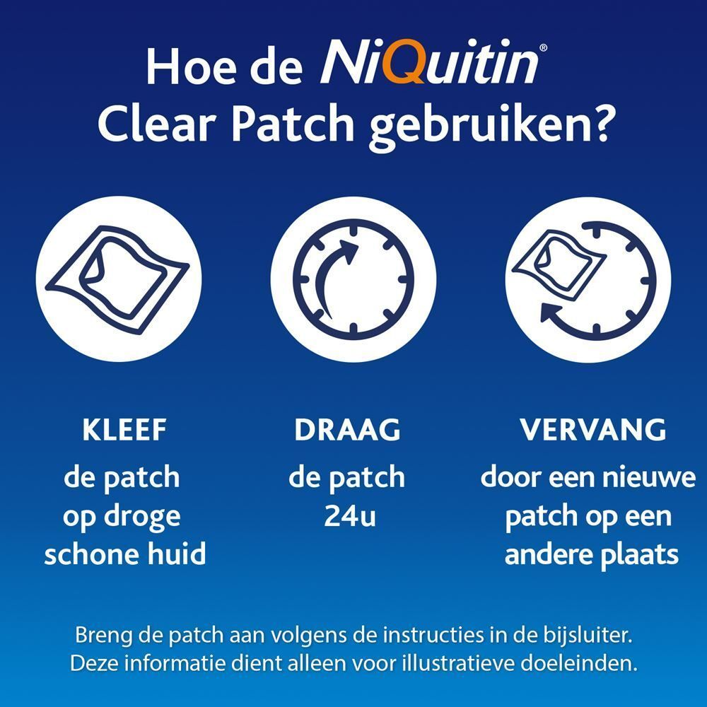 NiQuitin® Clear 7 mg/24 h