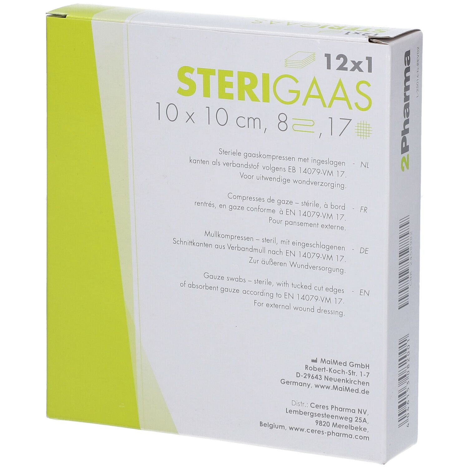 Sterigaas KP Steriel 8L 10cm x 10cm