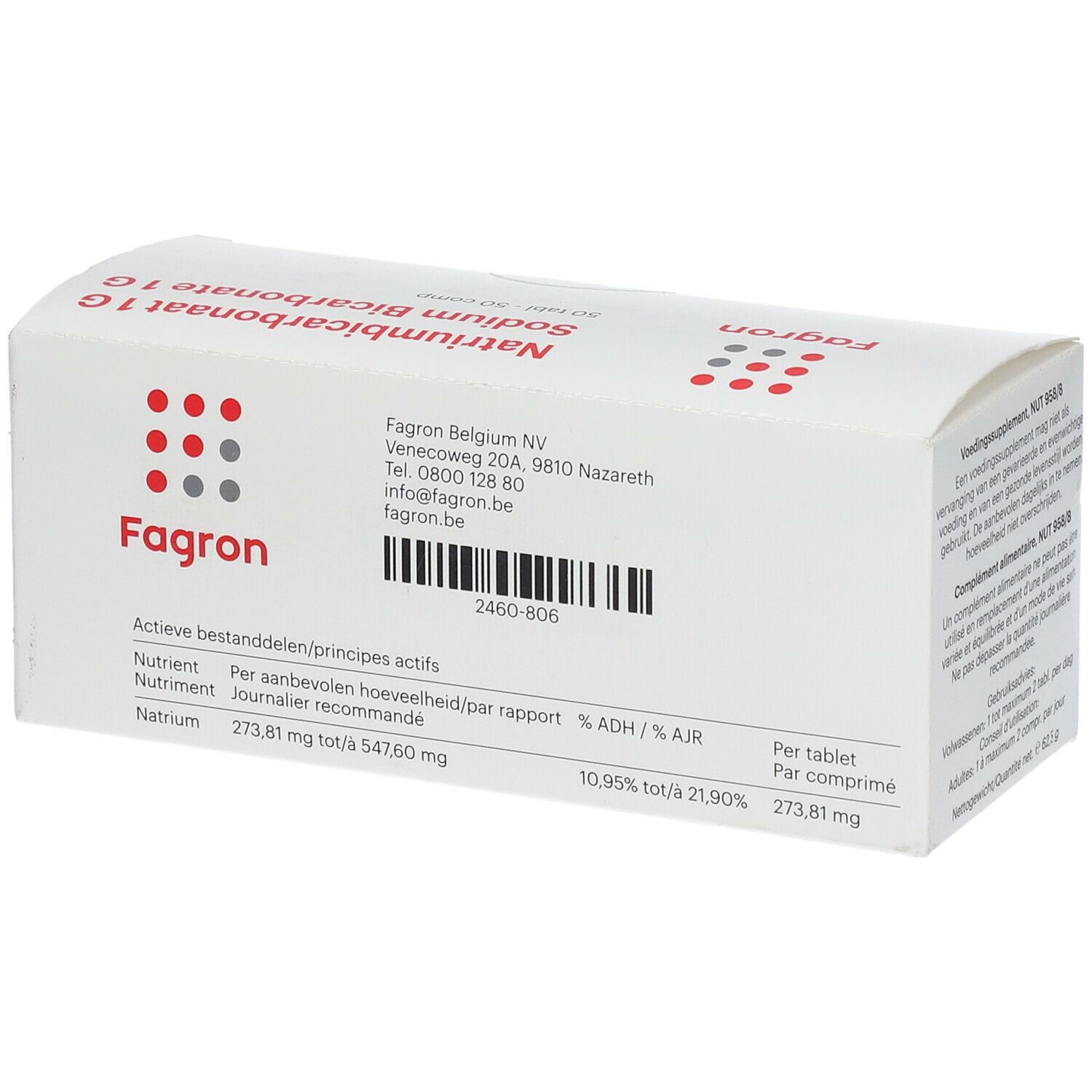 Fagron Natriumbicarbonaat 1g
