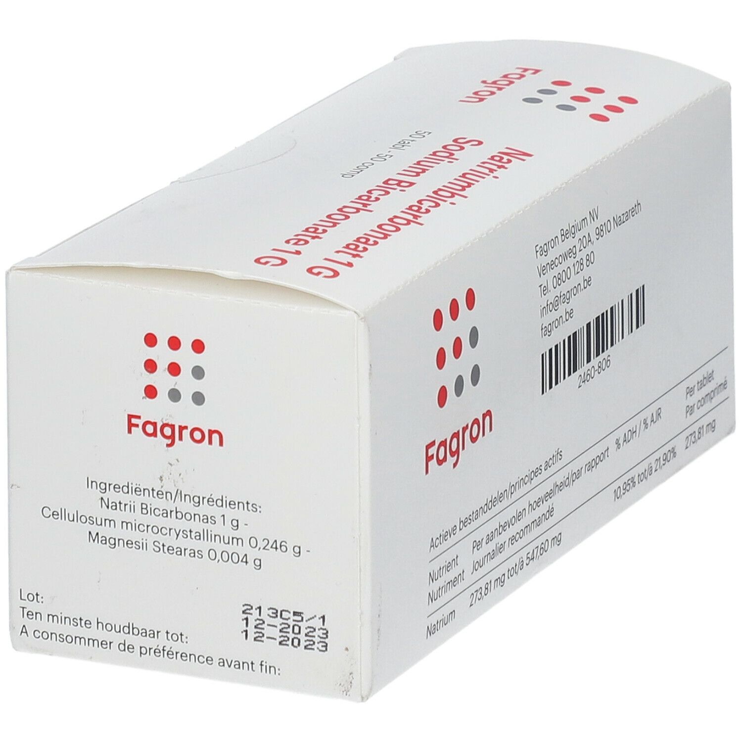 Fagron Natriumbicarbonaat 1g