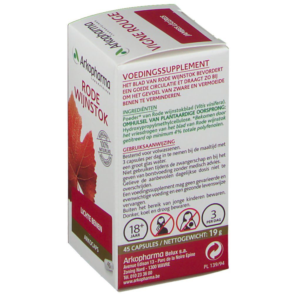 Arkogélules Vitiven Vigne Rouge