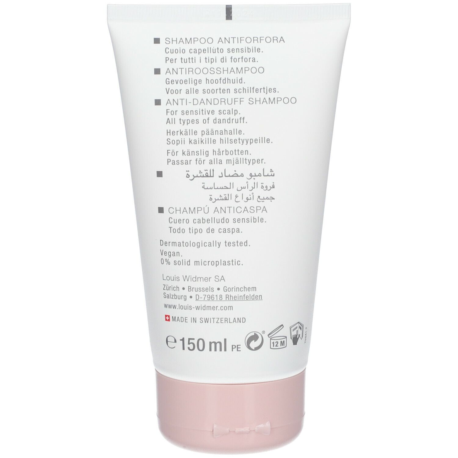 Louis Widmer Antiroosshampoo Licht Geparfumeerd