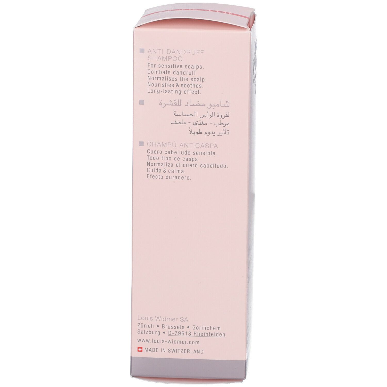 Louis Widmer Antiroosshampoo Licht Geparfumeerd