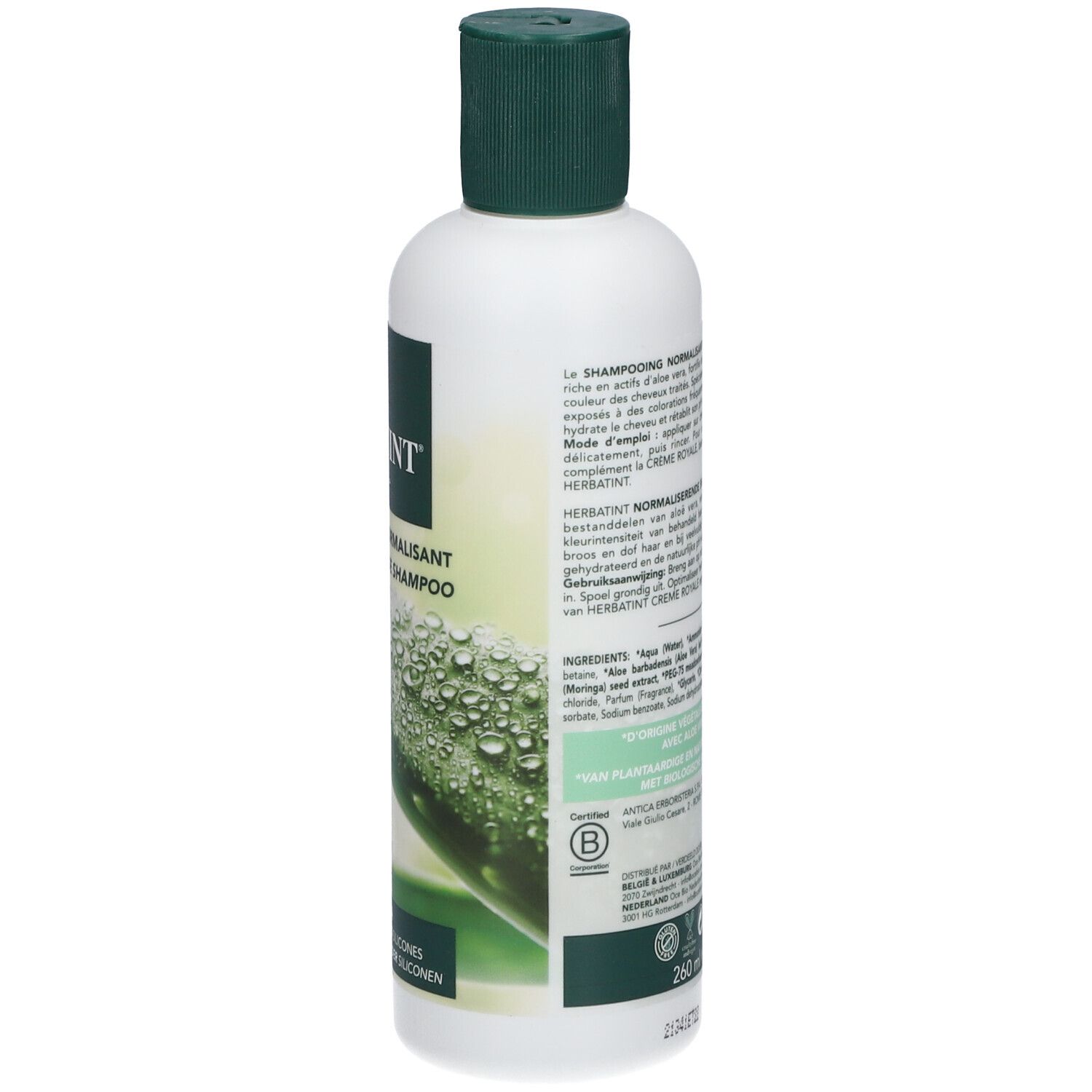 Herbatint Shampoo Normaliseren Aloë Vera Veelvuldig Gebruik
