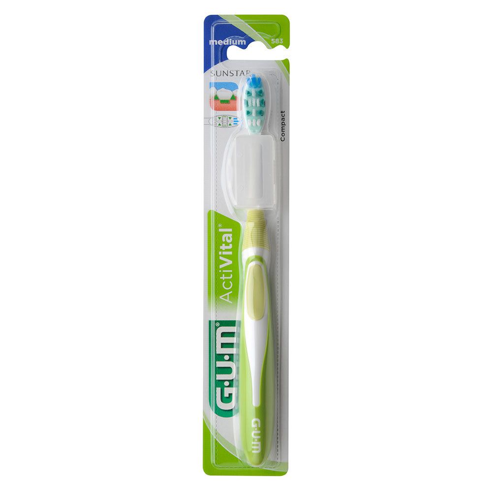 GUM ActiVital Compact Brosse à Dents Medium