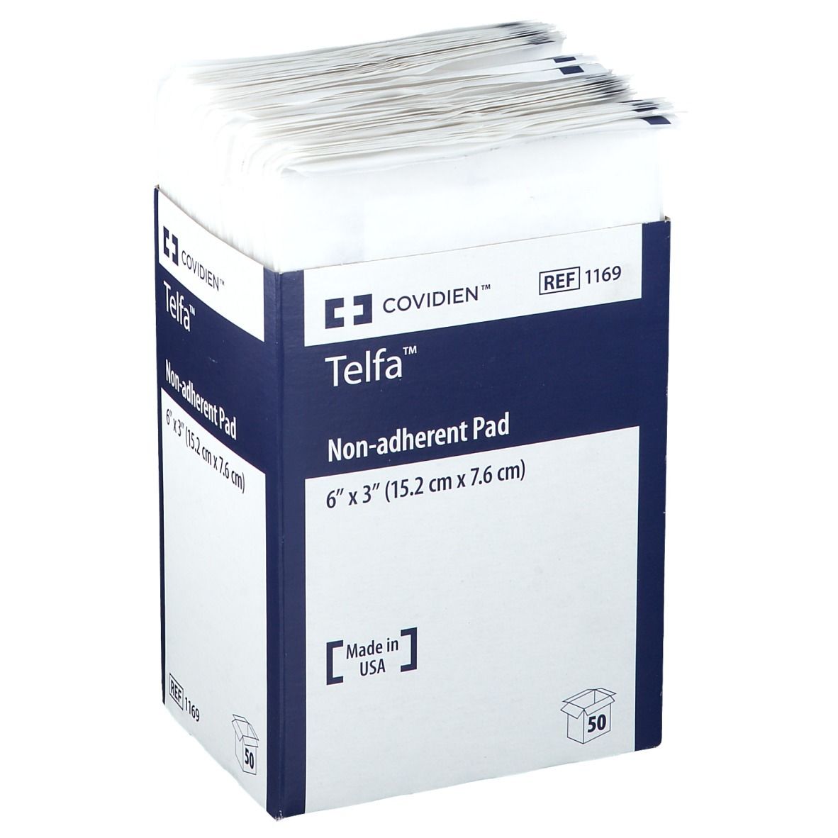 Telfa Ouchless Non Adhesief Steriel Pads 7,5cmx7,5cm