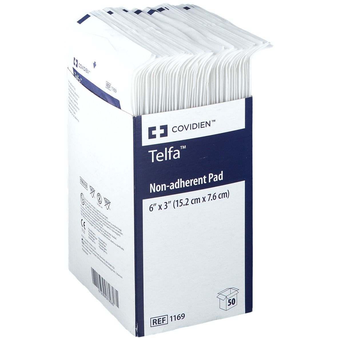 Telfa Ouchless Non Adhesief Steriel Pads 7,5cmx7,5cm
