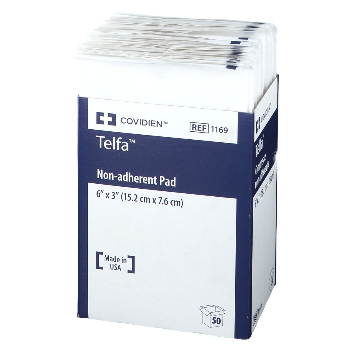 Telfa Ouchless Non Adhesief Steriel Pads 7,5cmx7,5cm