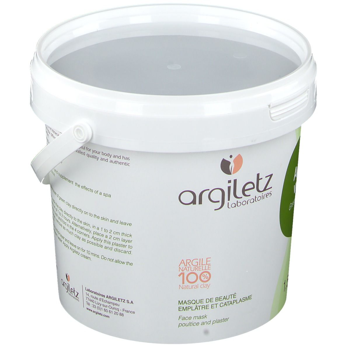 Argiletz Argile Verte Pâte Peau Grasse