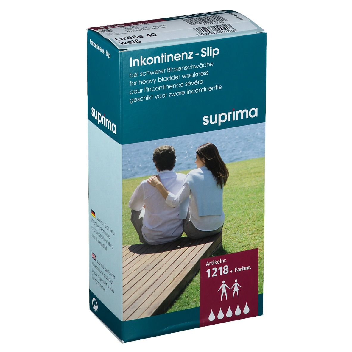 Bota Suprima 1218 Slip PVC Elastique Large Taille/Jambe Unisex Blanc T40