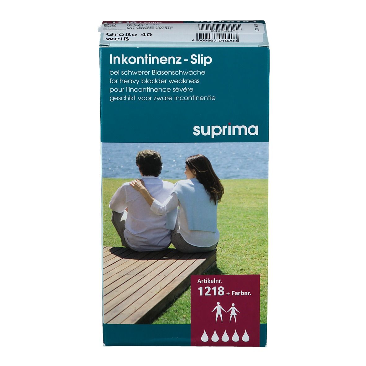 Bota Suprima 1218 Slip PVC Elastique Large Taille/Jambe Unisex Blanc T40