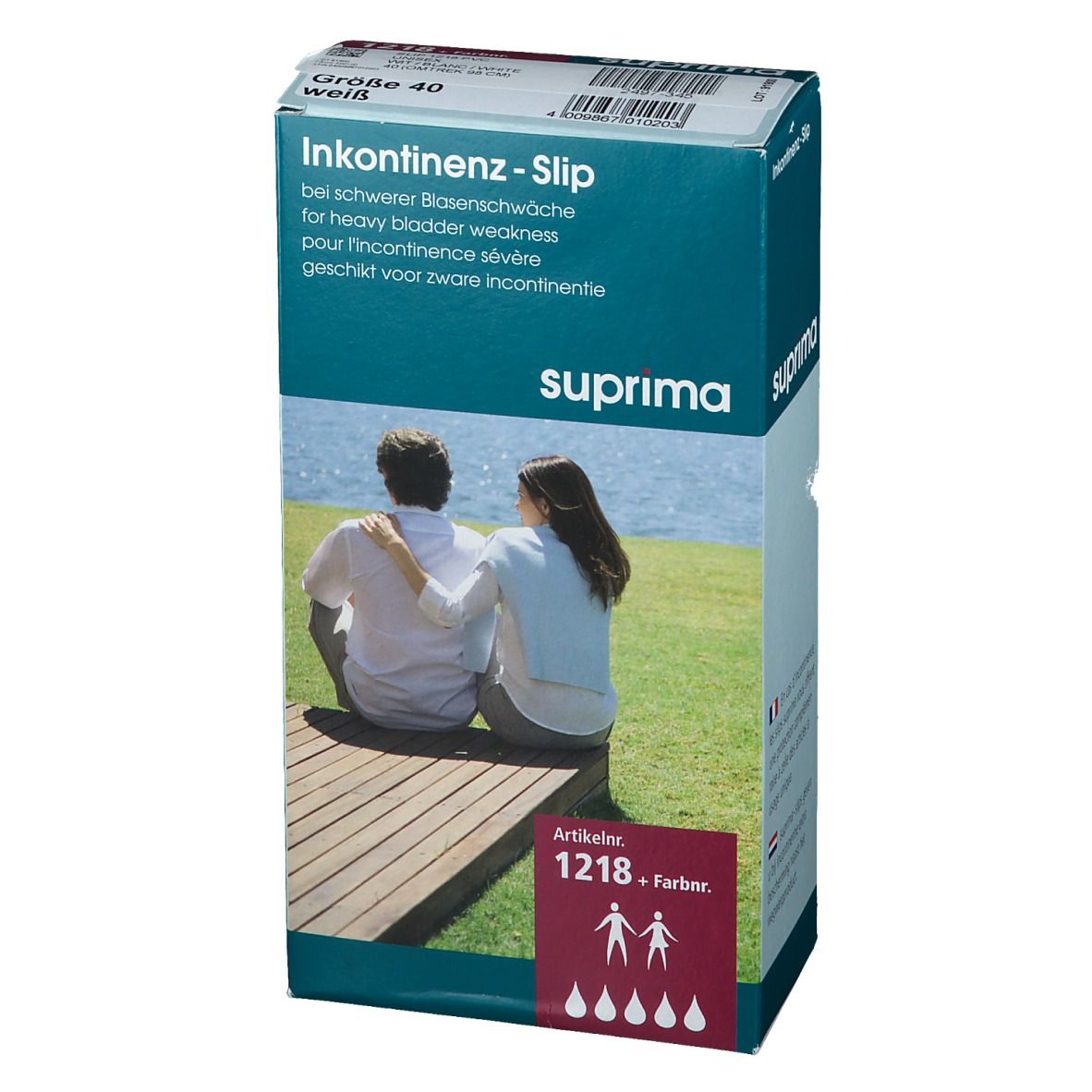 Bota Suprima 1218 Slip PVC Elastique Large Taille/Jambe Unisex Blanc T40