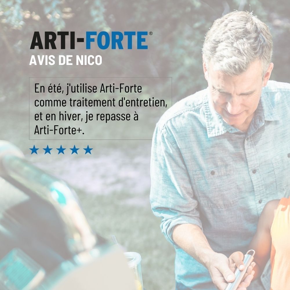 Boîte Arti-Forte Articulations avec Glucosamine, Chondroïtine et Collagène Type II.