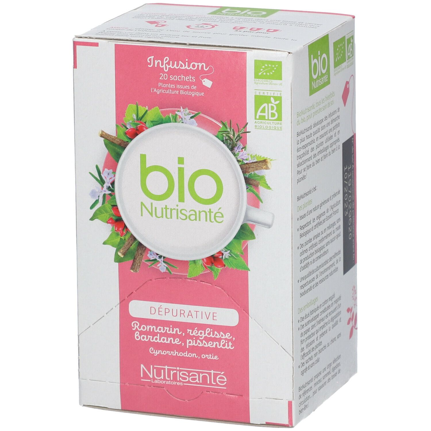 Nutrisanté Infusion Bloedzuiverende Thee Zakjes