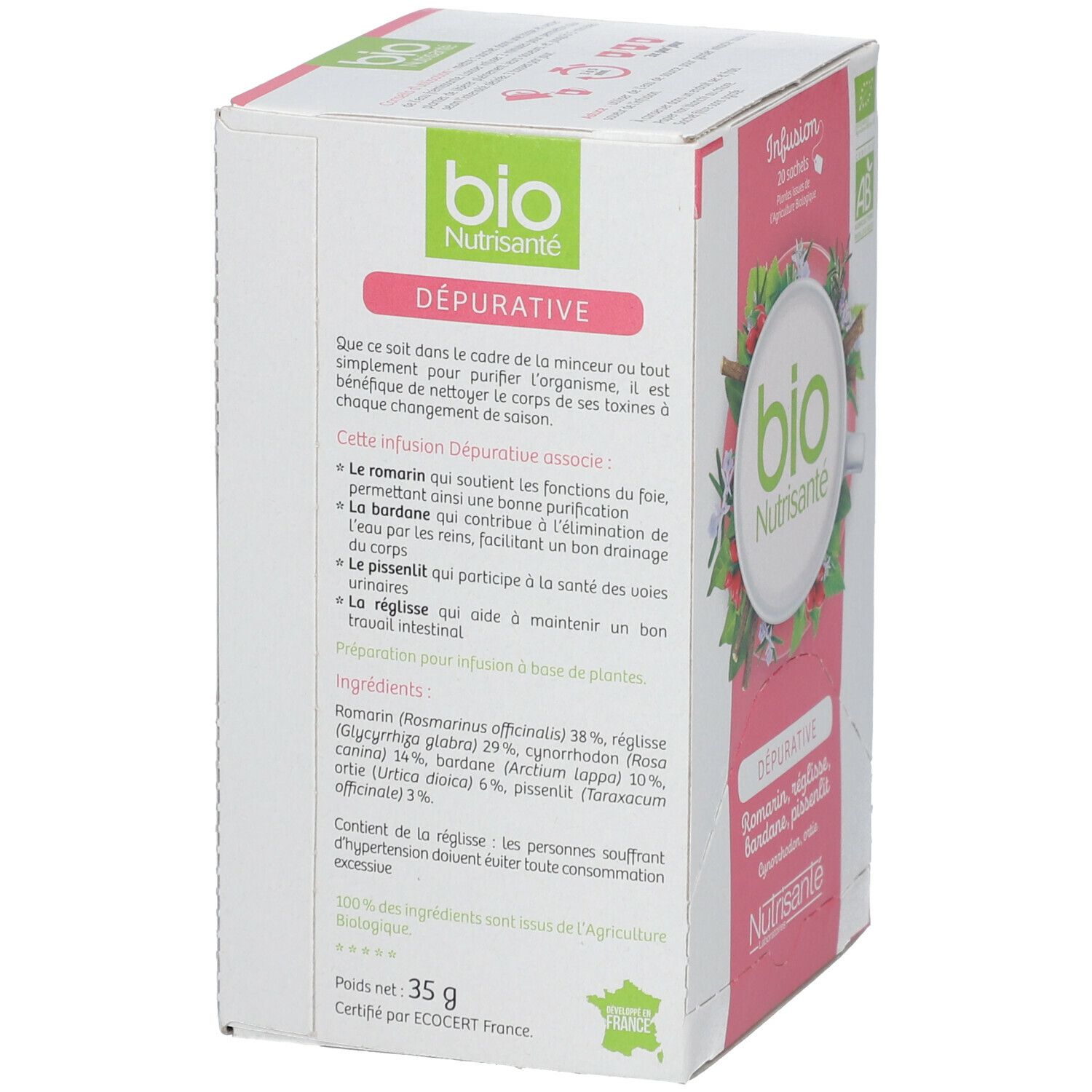 Nutrisanté Infusion Bloedzuiverende Thee Zakjes
