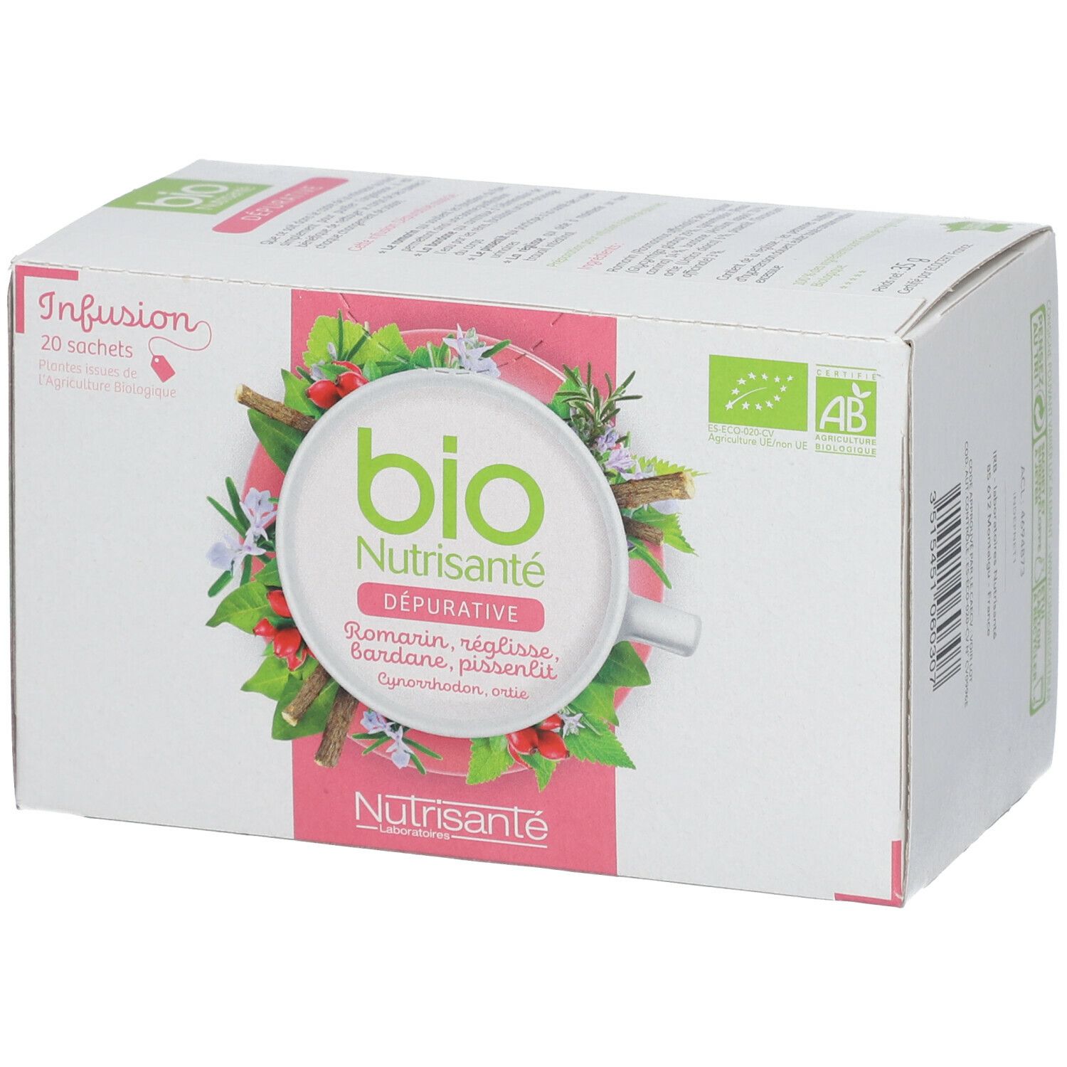 Nutrisanté Infusion Bloedzuiverende Thee Zakjes