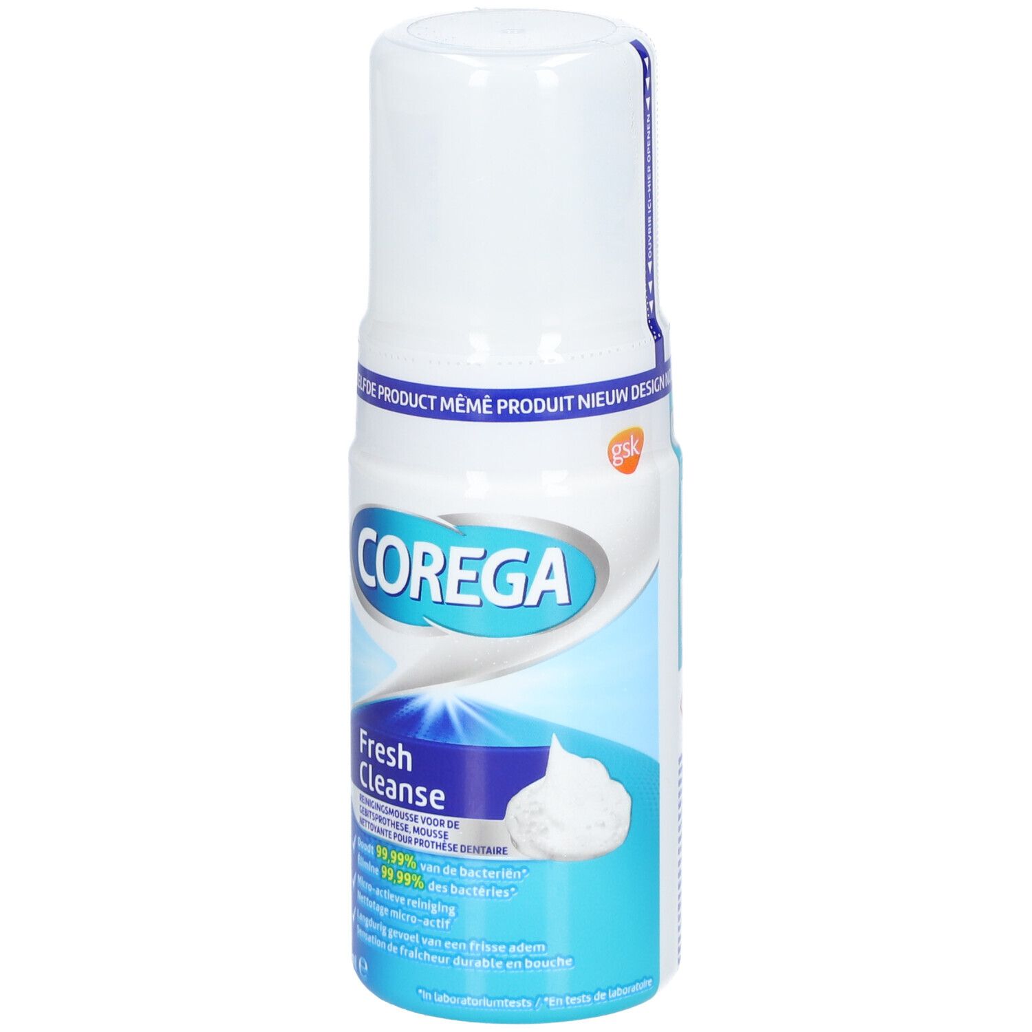 Corega Fresh Cleanse Mousse 125 ml - Farmaline