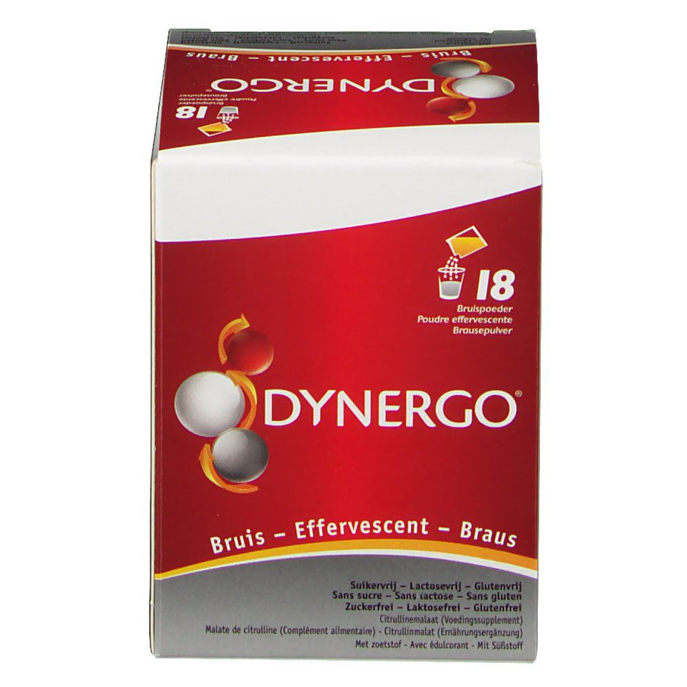 Dynergo Fraise Poudre Effervescent