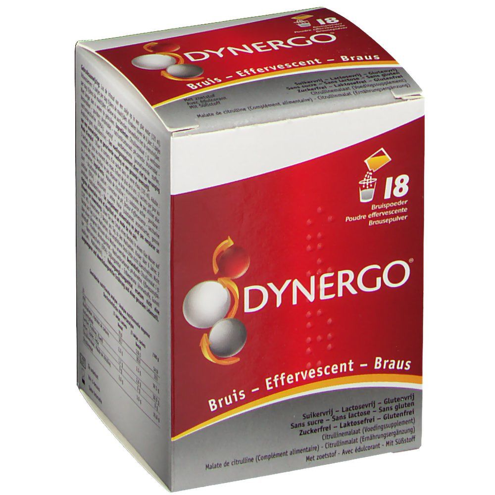 Dynergo Fraise Poudre Effervescent