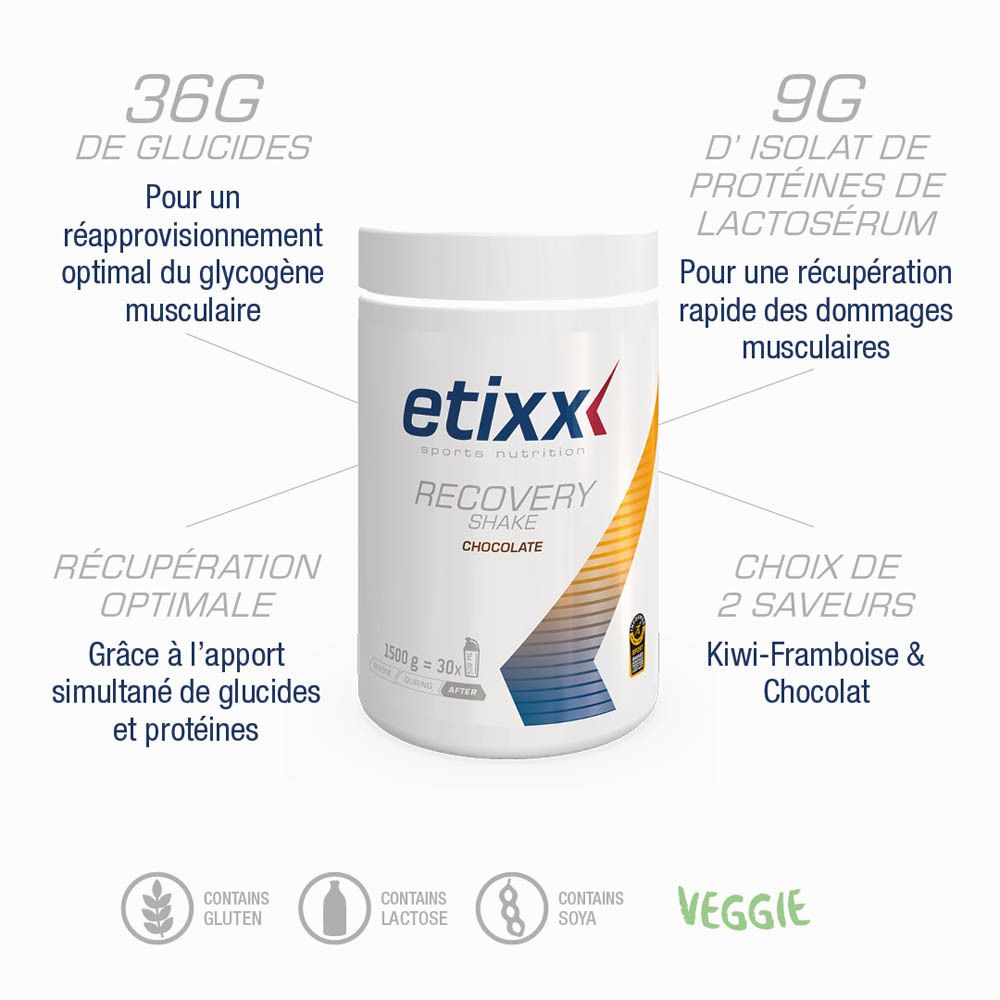 Etixx Recovery Shake Framboise - Kiwi
