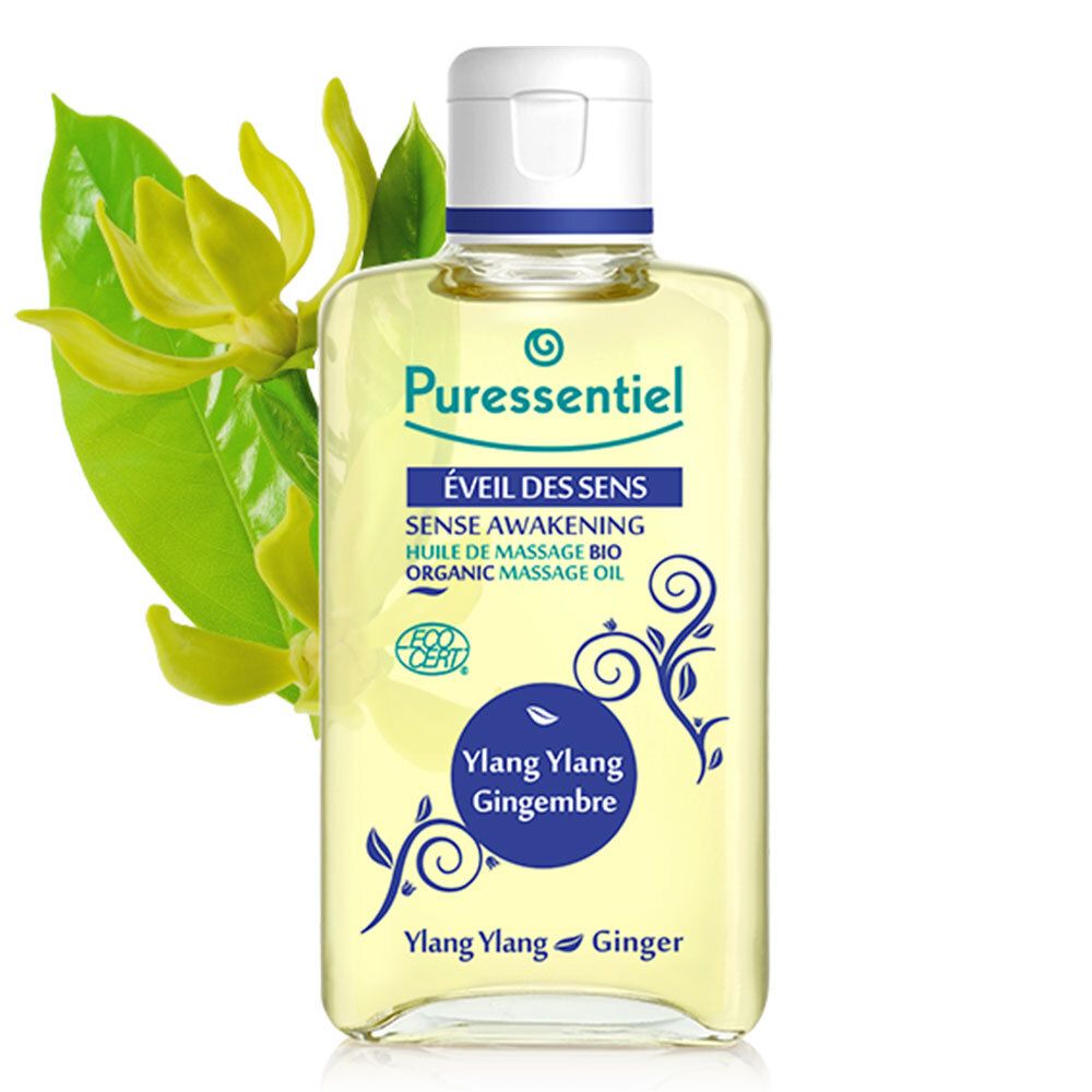 Puressentiel Bio Huile Massage Ylang Ylang-Gingembre