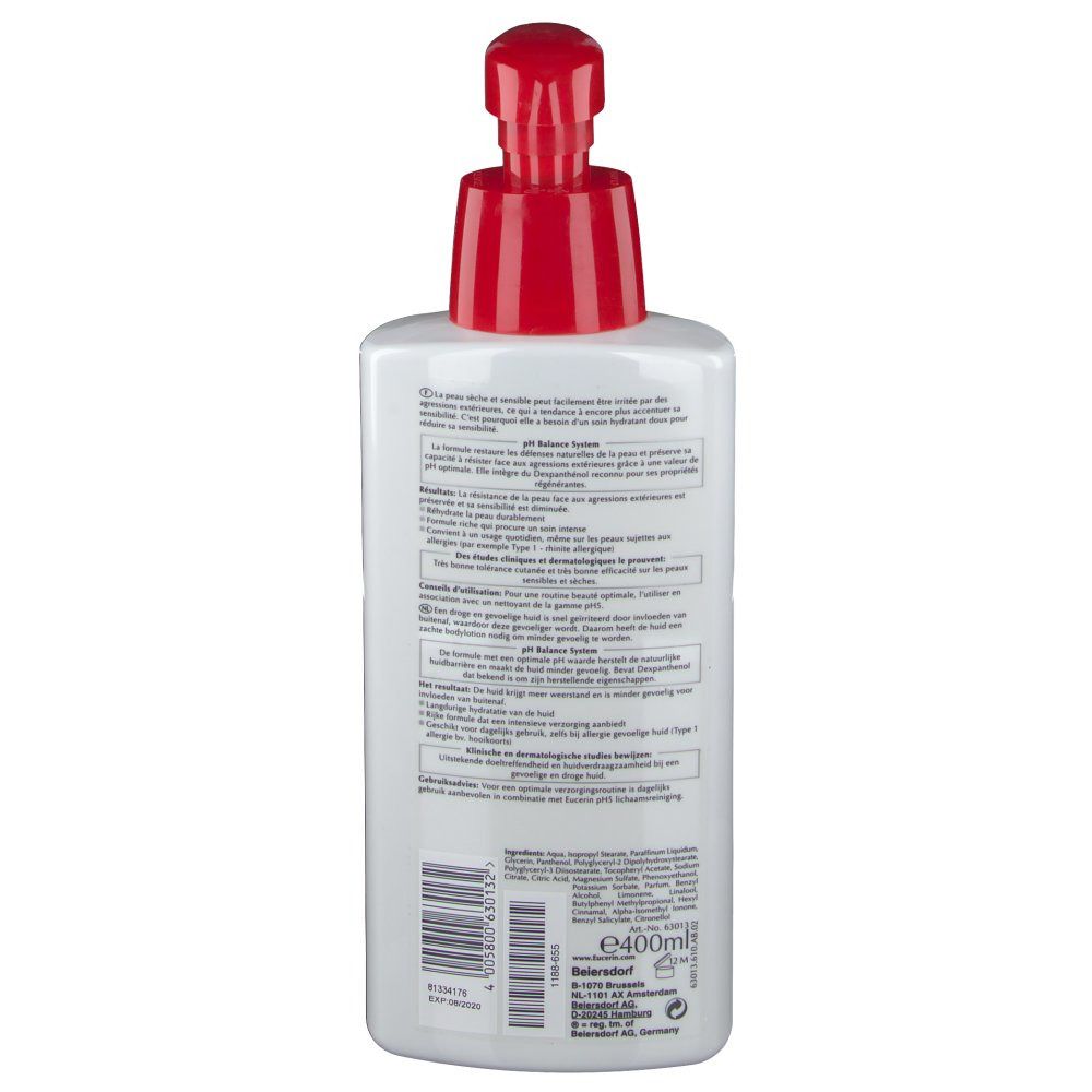 Eucerin pH5 Lait Corporel F Prix Réduit