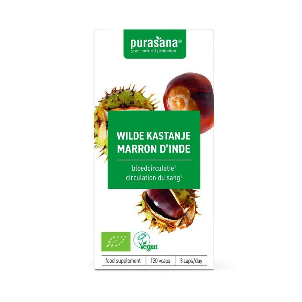 Emballage avec nom du produit et illustrations. Design vert et blanc. Label vegan.