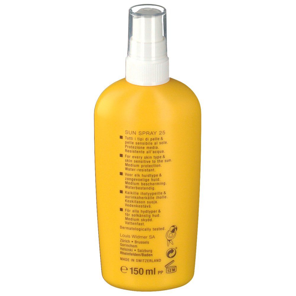 Louis Widmer Zonnespray 25+ (Zonder parfum)