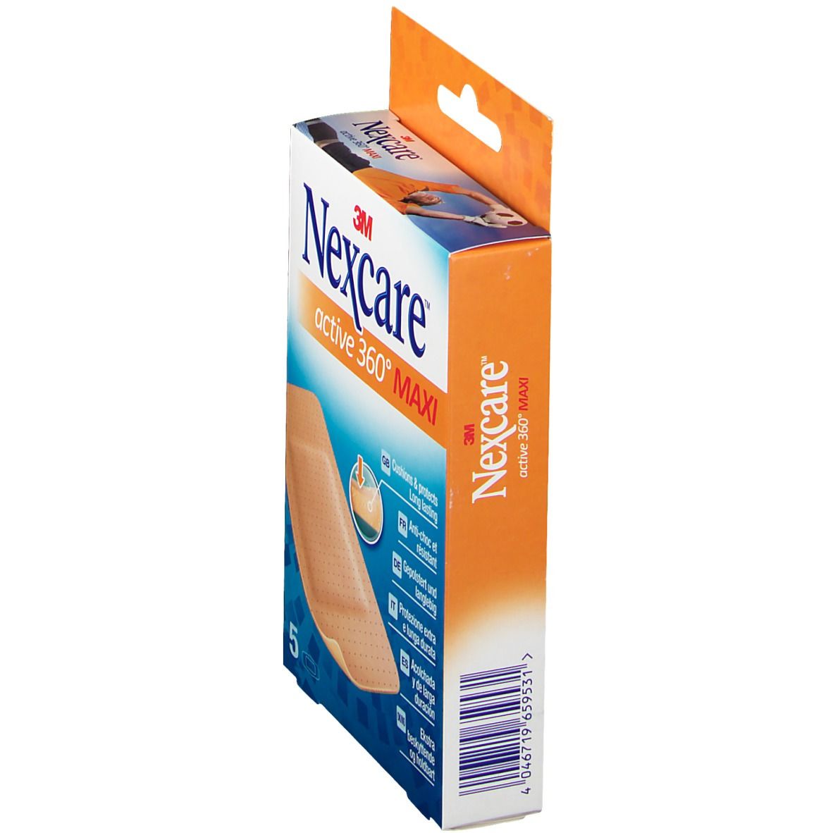 Nexcare Active Strips 360° Maxi 1 Maat N1005NSD