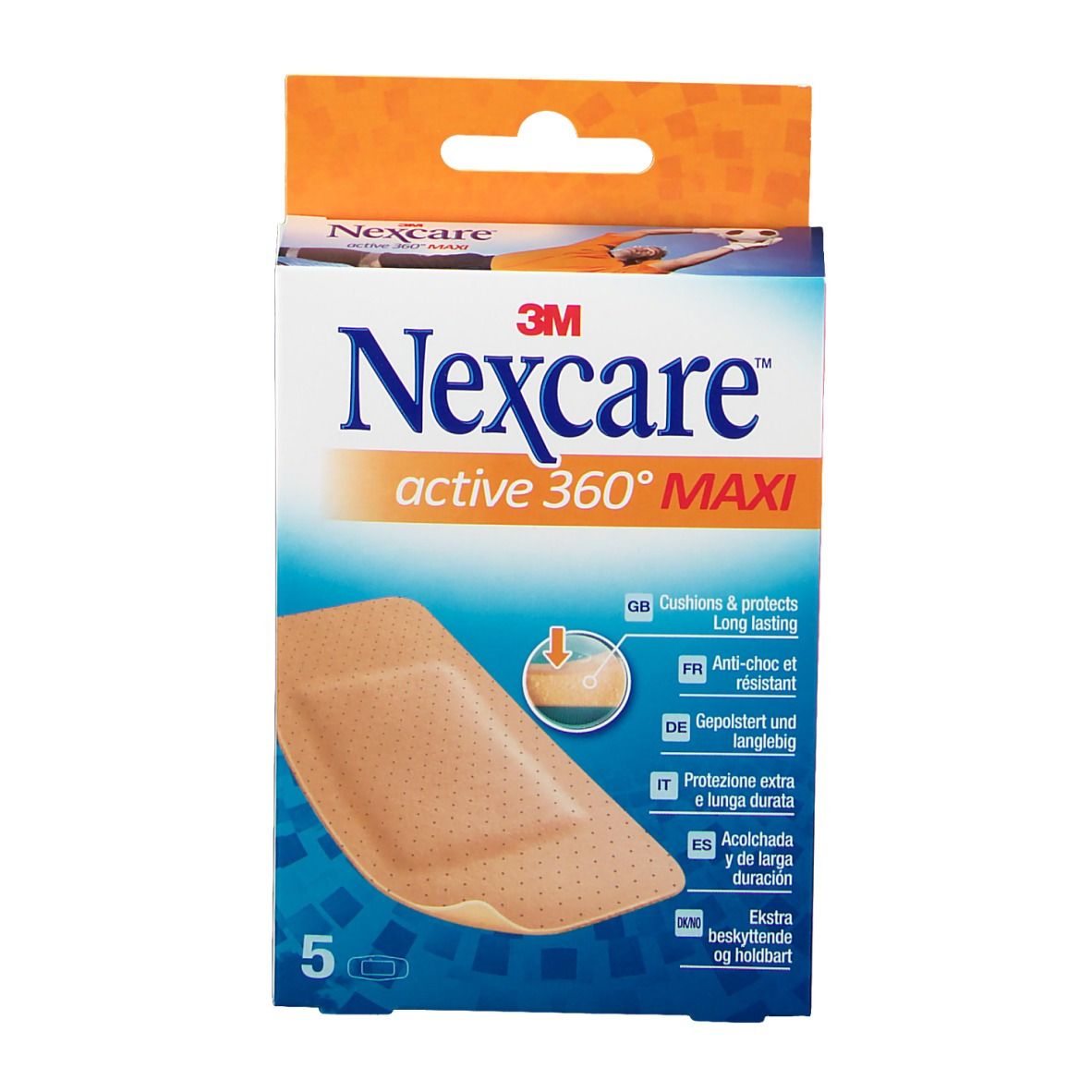 Nexcare Active Strips 360° Maxi 1 Maat N1005NSD
