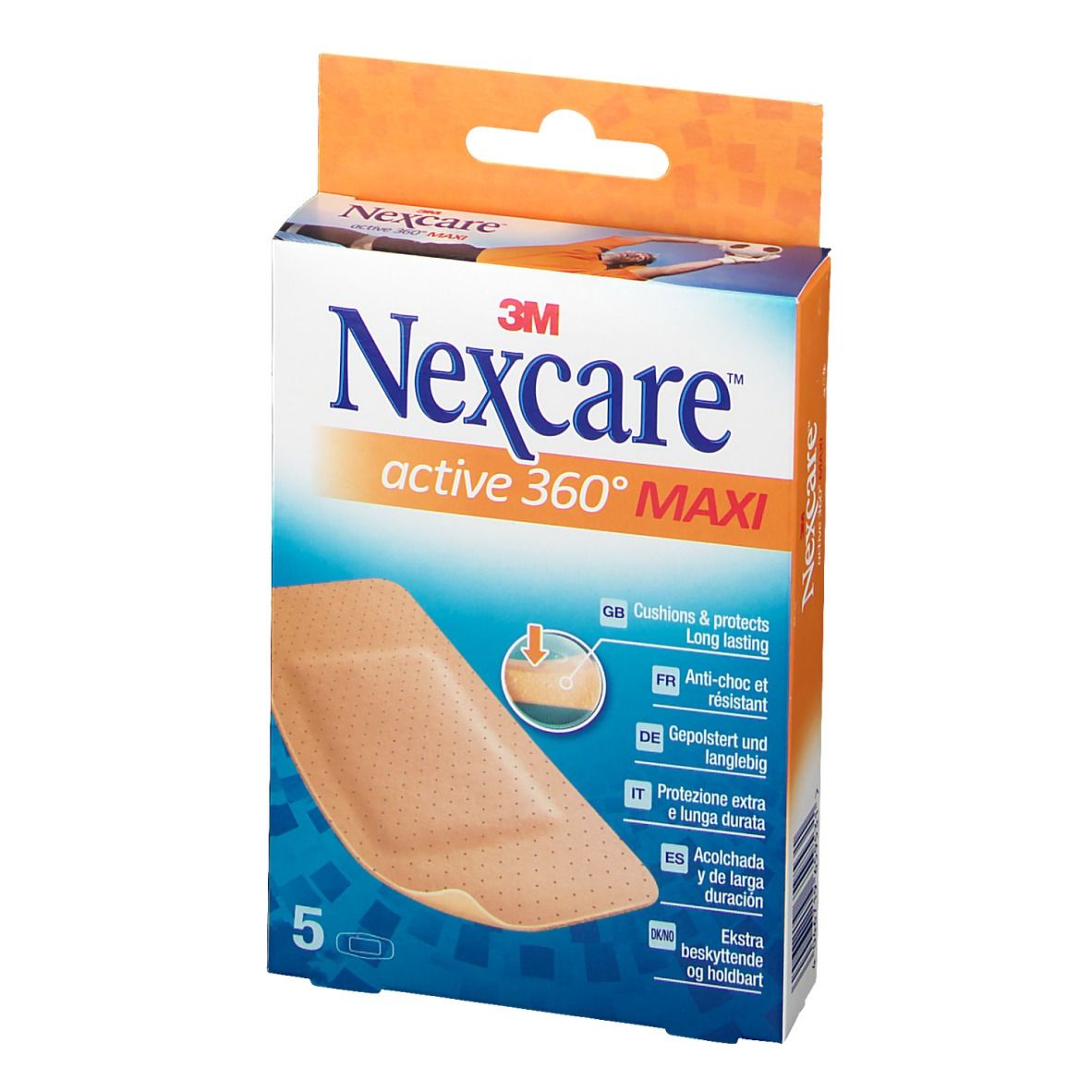 Nexcare Active Strips 360° Maxi 1 Maat N1005NSD