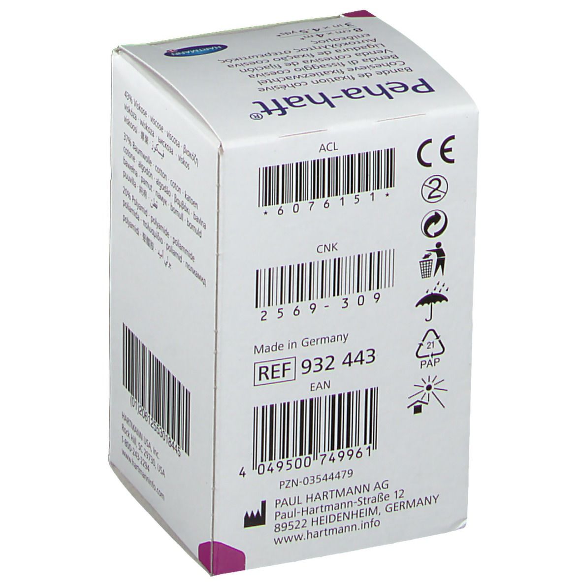 Hartmann Peha-Haft Latexfree 8cm x 4m 932443