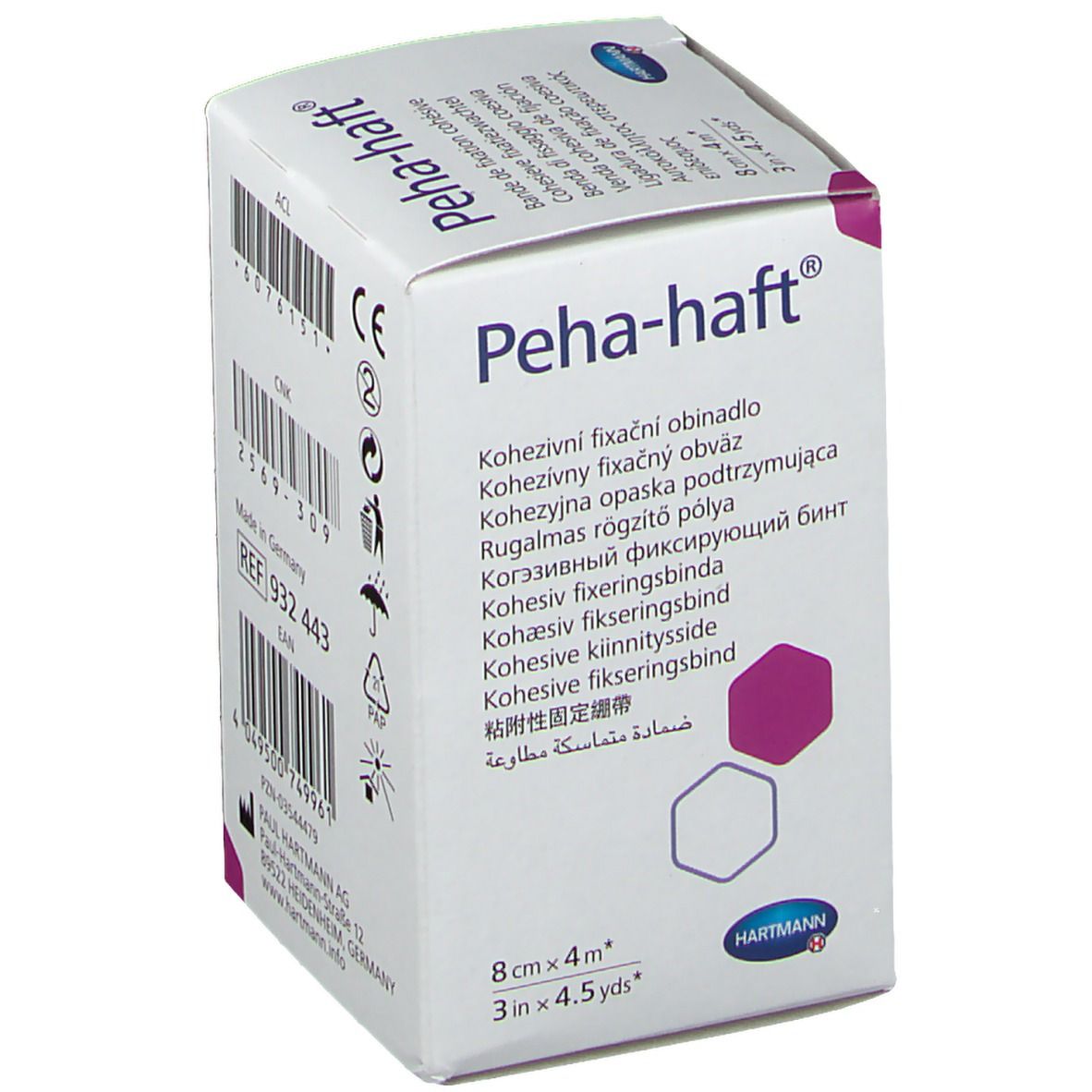 Hartmann Peha-Haft Latexfree 8cm x 4m 932443