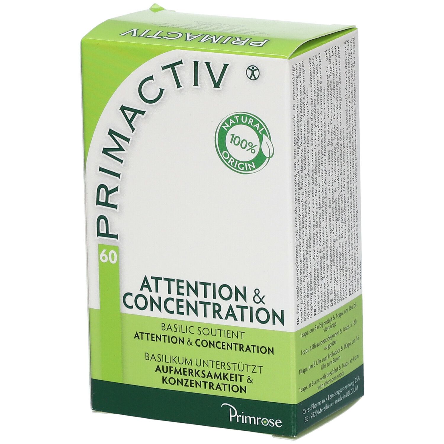 PRIMROSE Primactiv - Attention & Concentration