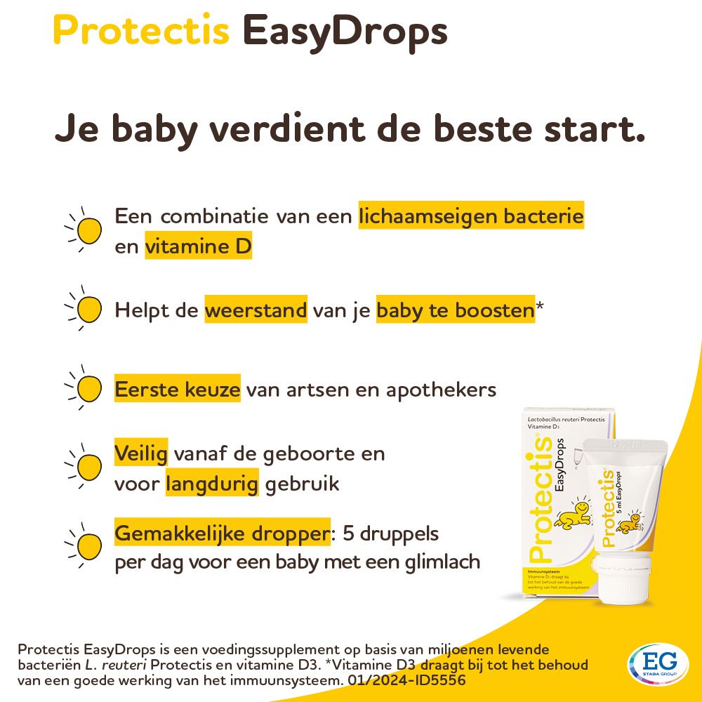 Protectis EasyDrops | Baby druppels met Vitamine D | Immuunsysteem