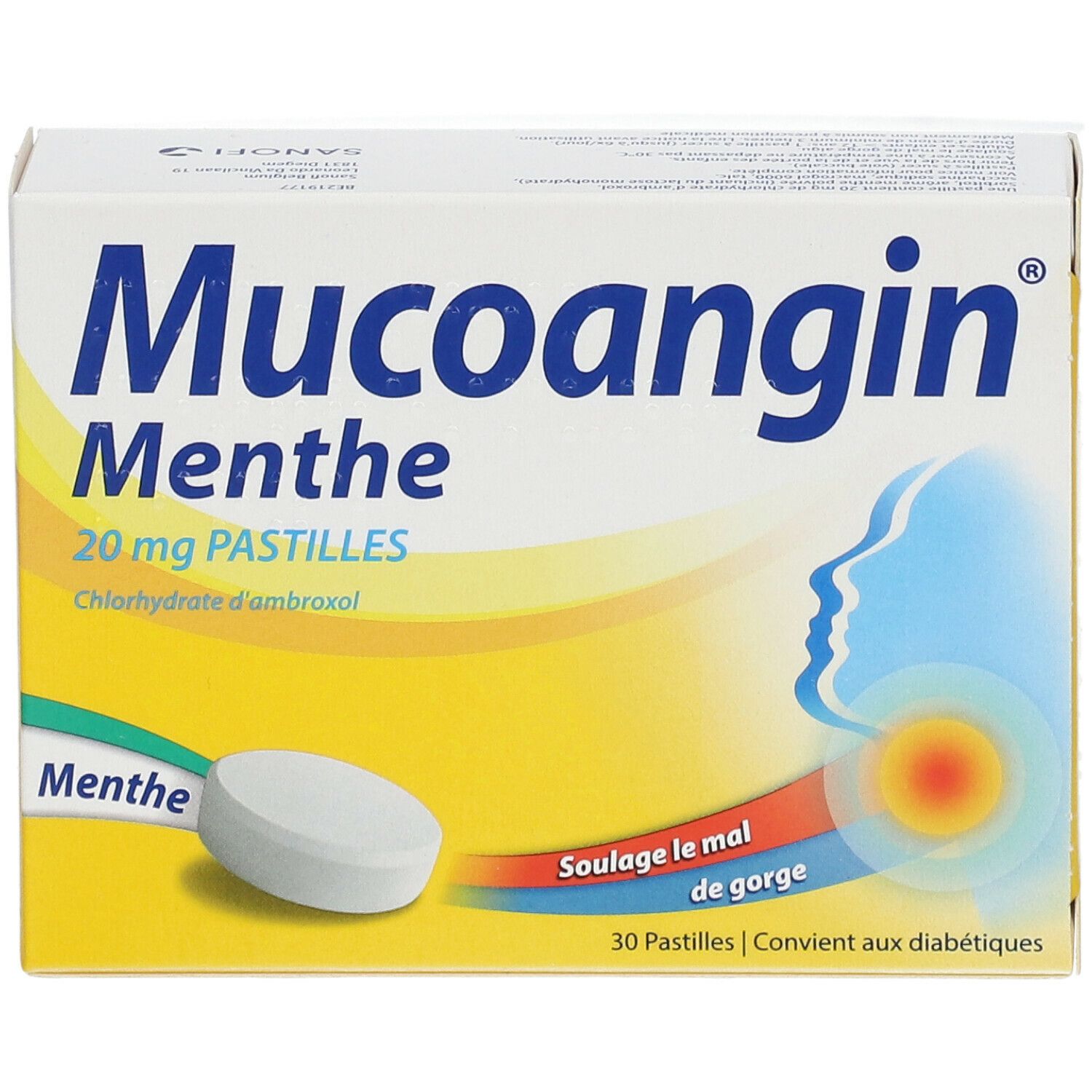 Mucoangin Munt 20mg - Voor Keelpijn