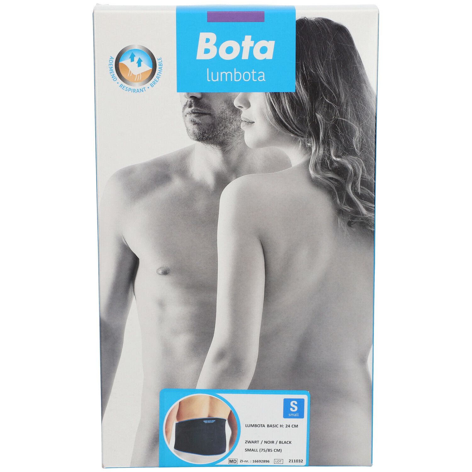 Bota Lumbota Basic Hoogte 24 Zwart Small