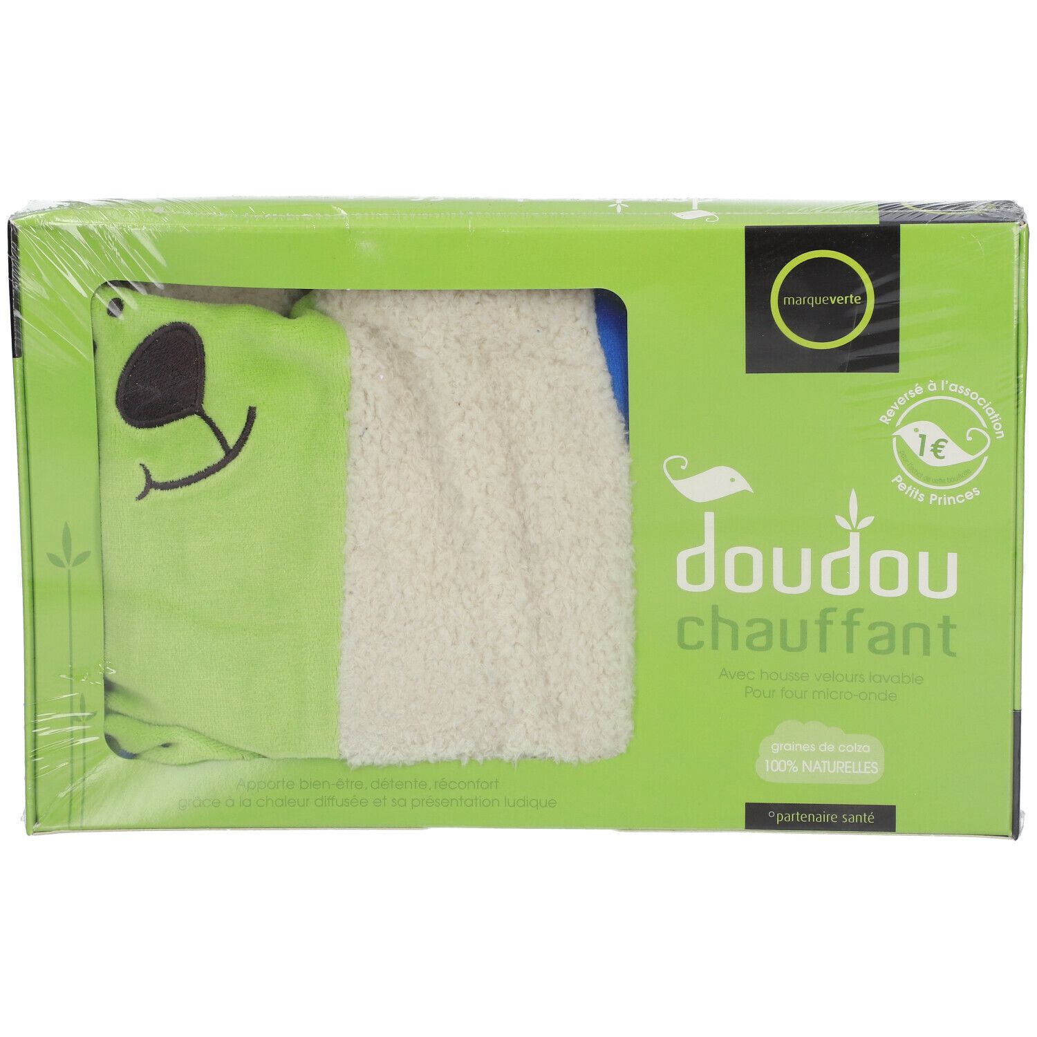 Marque V Warmwaterkussen Doudou Blauw