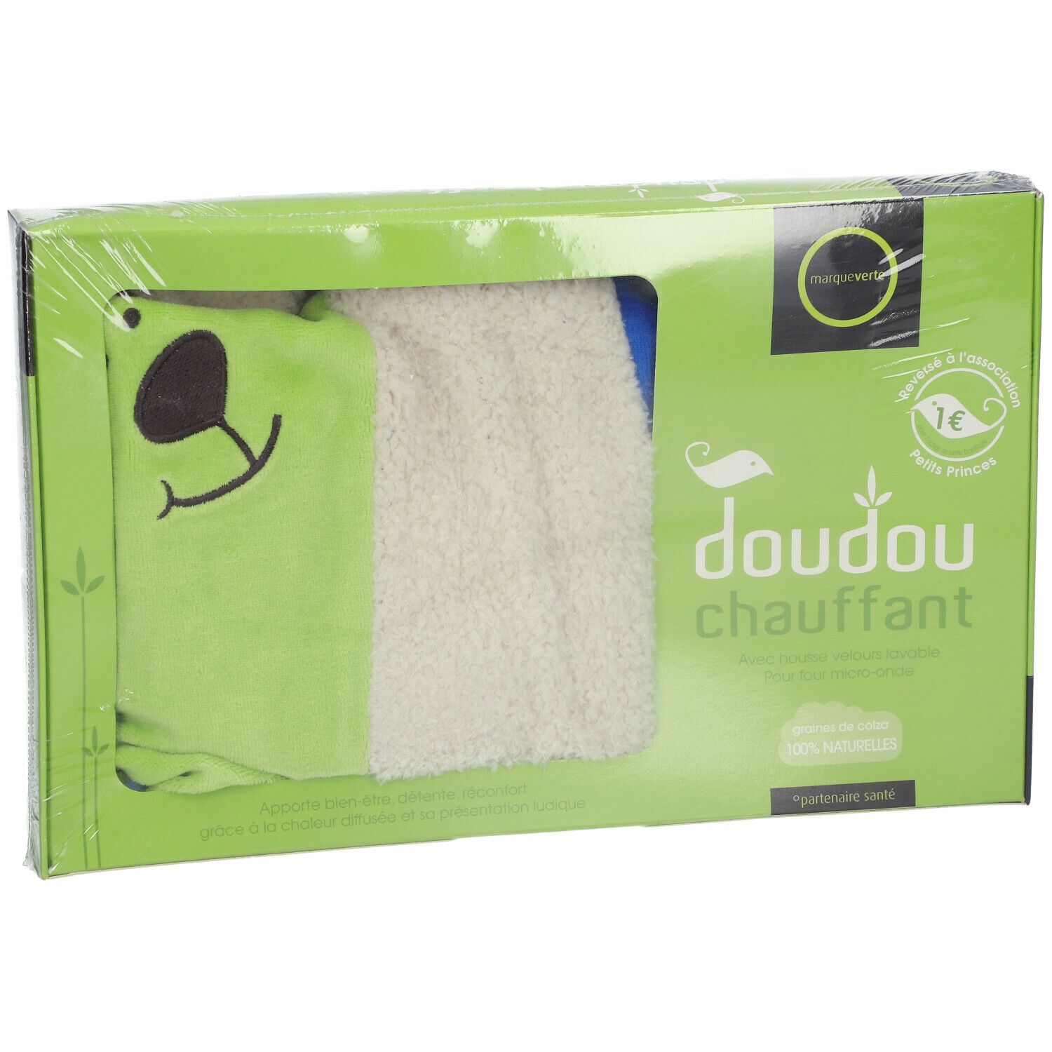 Marque V Warmwaterkussen Doudou Blauw