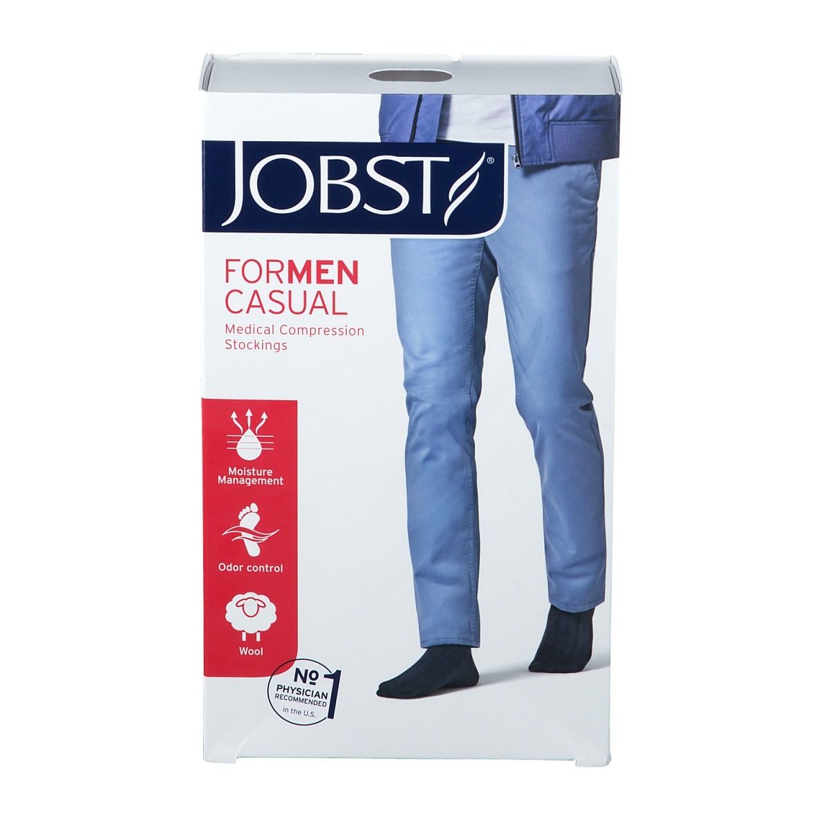 Jobst For Men Casual K1 15-20 AD Noir L
