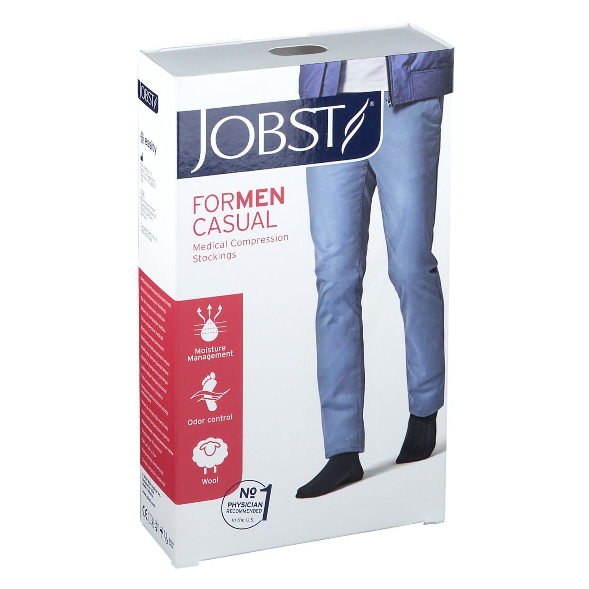 Jobst For Men Casual K2 15-20 Ad Black S