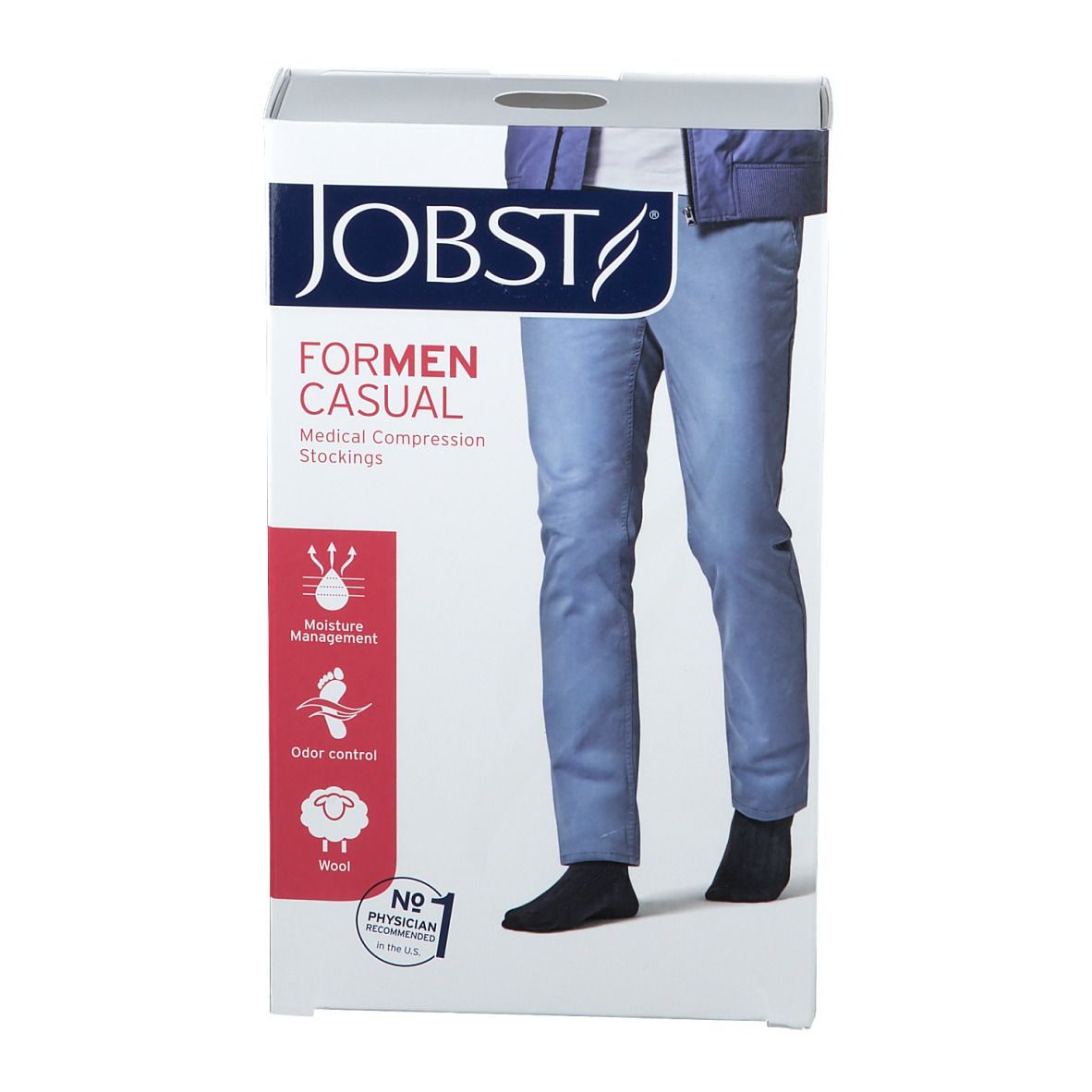 Jobst For Men Casual K2 15-20 Ad Black S