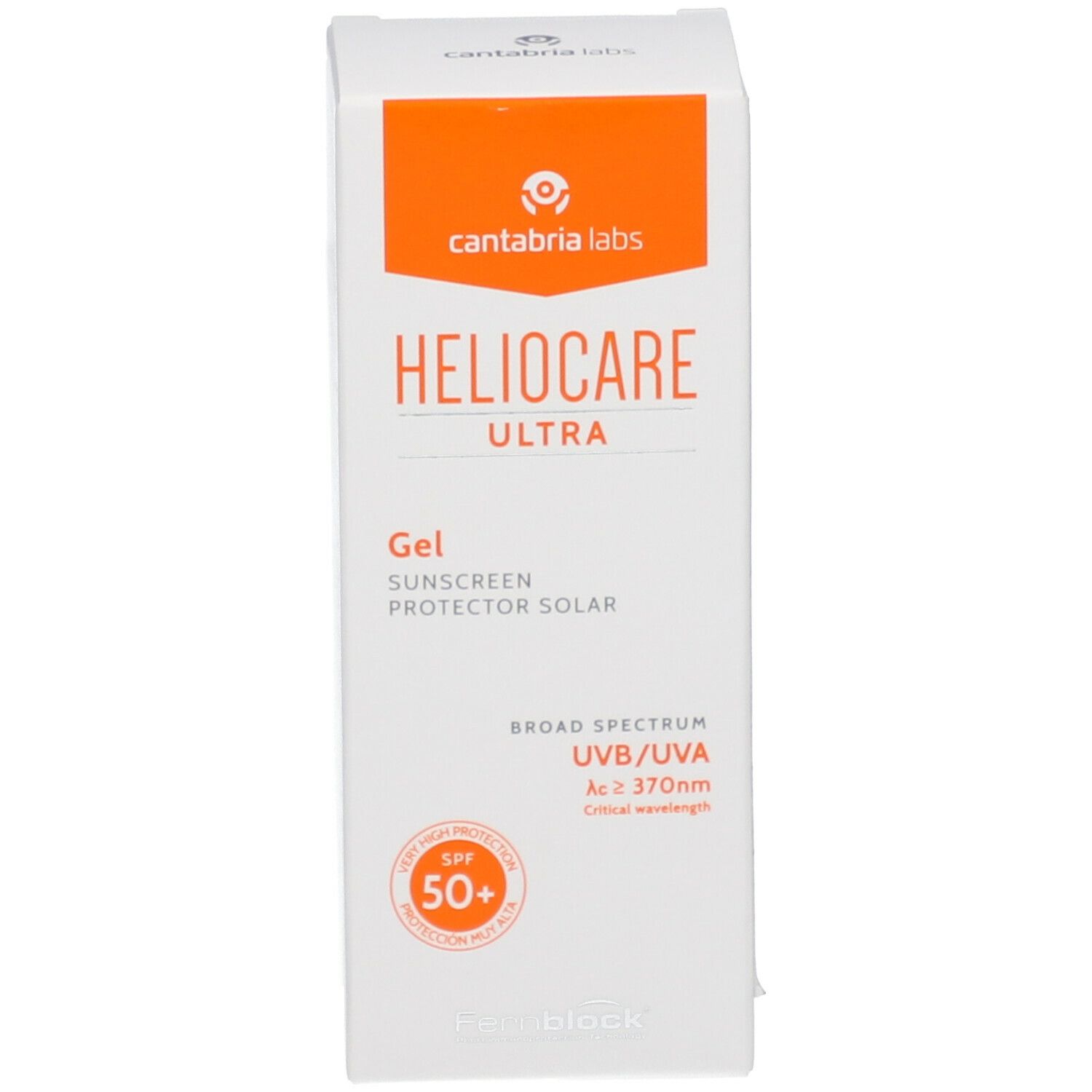 Heliocare Gel SPF50+ - Niet-Vette Zonnecrème Gelaat