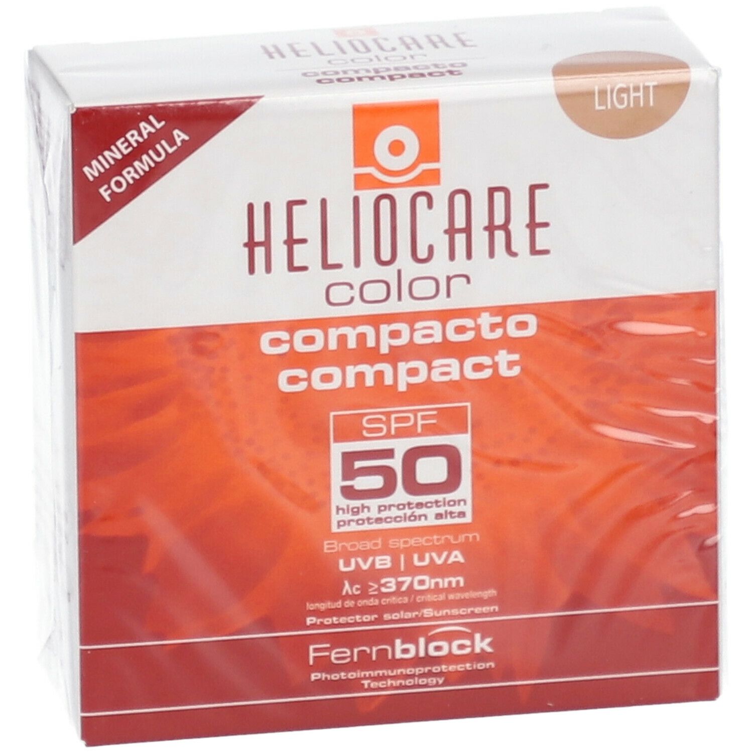 Heliocare Compact Light SPF50 - Crème Solaire Compacte Teintée