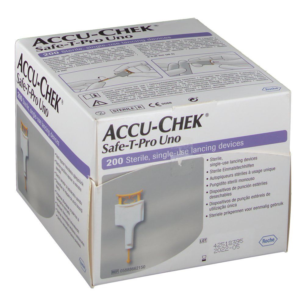 Accu-Chek Safe T-pro Plus Uno Steriel Wegwerp