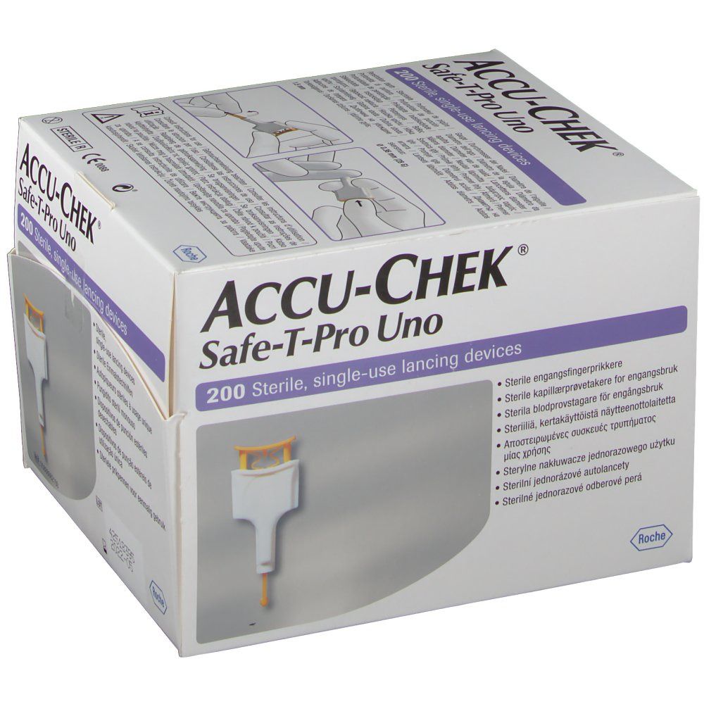 Accu-Chek Safe T-pro Plus Uno Steriel Wegwerp