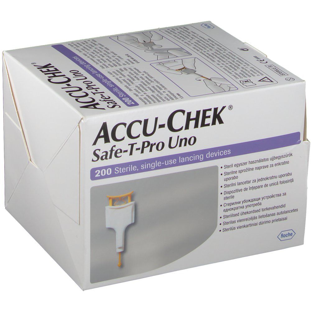 Accu-Chek Safe T-pro Plus Uno Sterile Jetable