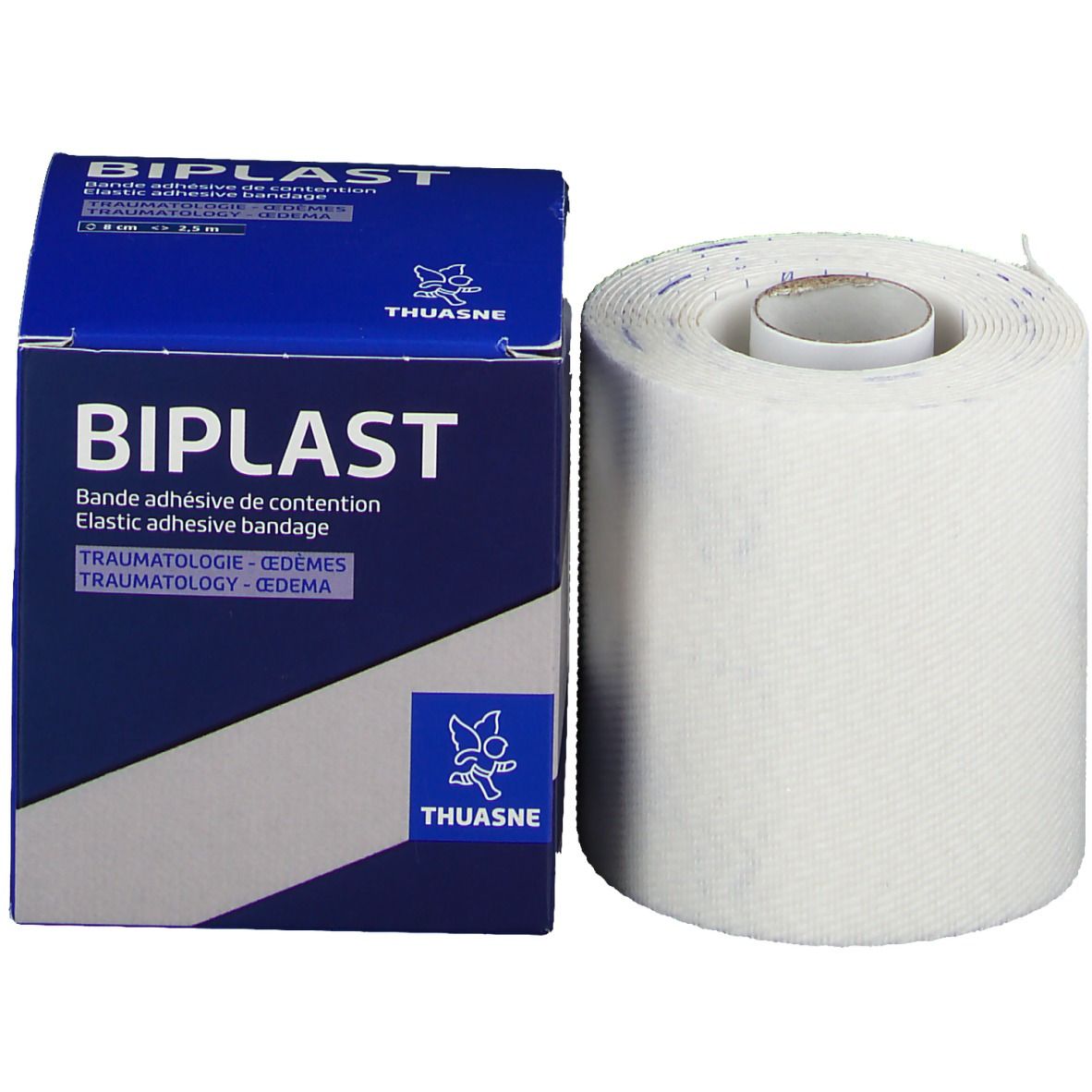 Biplast Drukverband ADH Wit 8cm x 2.5m