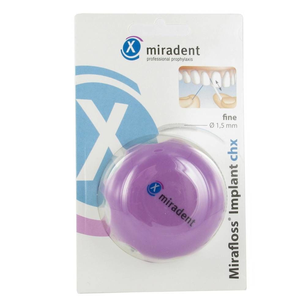 Miradent Mirafloss Implant Fine Pink
